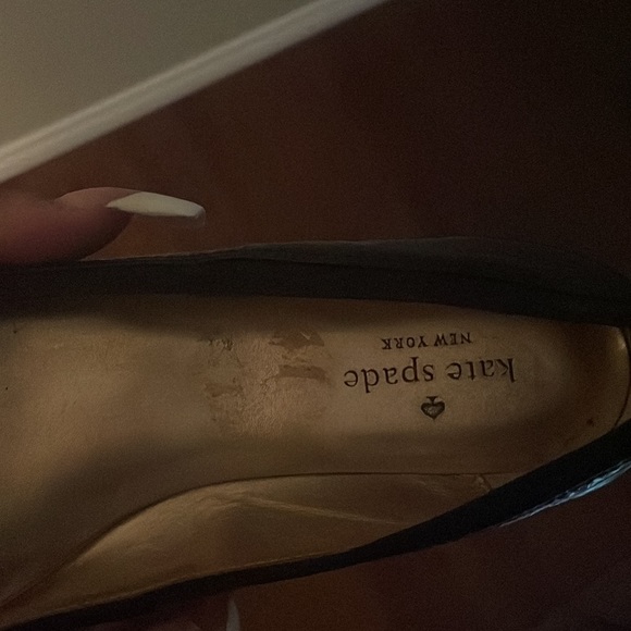 COPY - Kate Spade black Oxford Ballet Flats - Picture 4 of 5